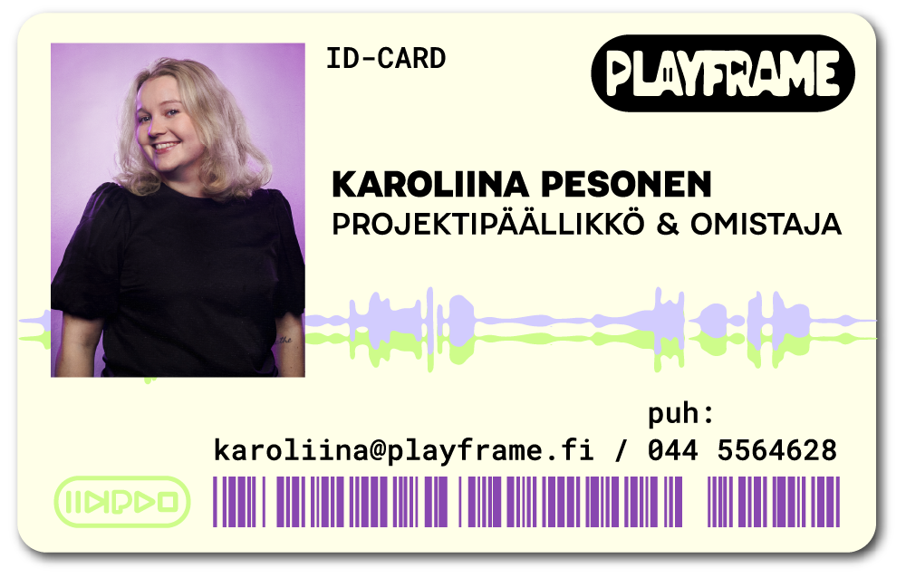 Projektipäällikkö ja omistaja – Playframe Media, podcast-tuotanto ja äänibrändäys Helsingissä